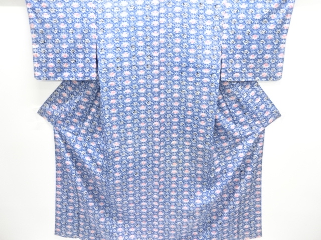 花菱模様上代紬着物